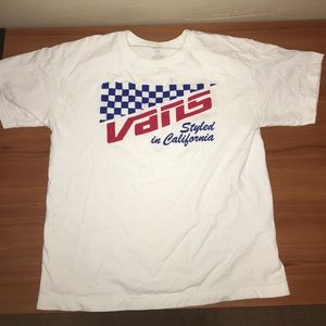Boys vans t shirt size large